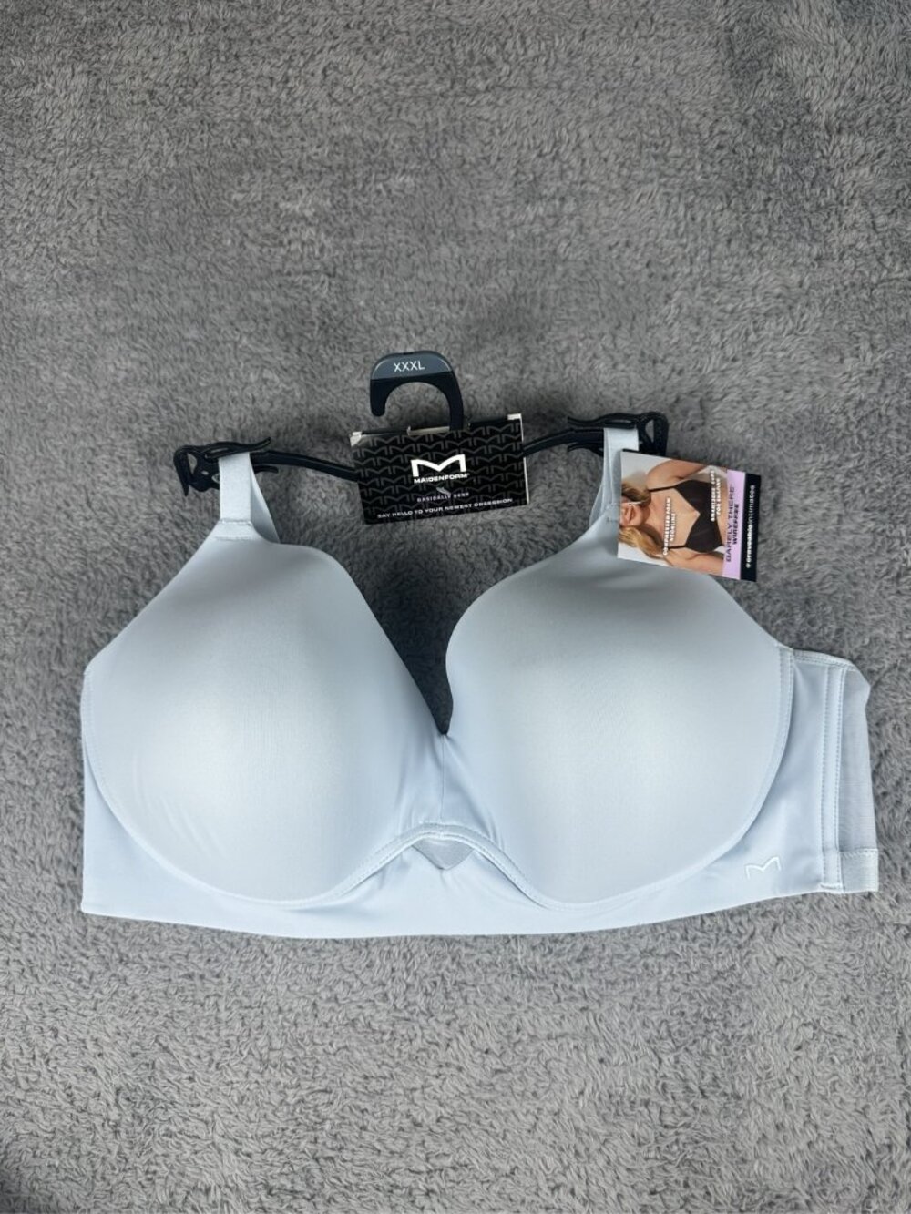 Maidenform Women's Wireless T-Shirt Bra Blue Size 3XL XXXL